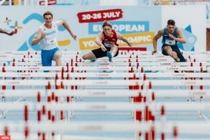 Marco Glinz bei den Olympische Jugendspielen in Skopje 2025