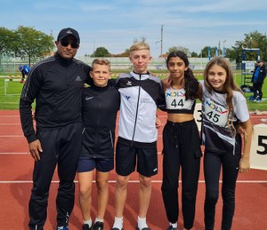 Olivia Perera u. Marco Glinz  überzeugten im U14-Fünfkampf!