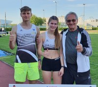 Persönliche Bestmarken für Caro Jesacher  und David Vogelauer in St. Pölten!